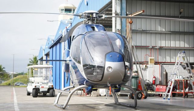 Liga Municipal Dominicana dona helicóptero al Ministerio de Defensa