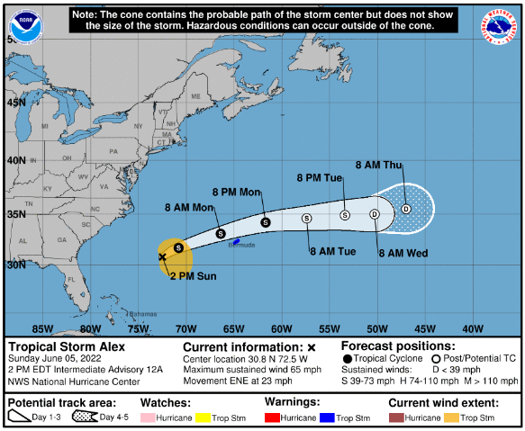 Surge primera tormenta de la temporada ciclónica 2022