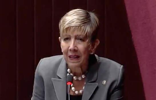 Senadora del PRM Ginette Bournigal quería ser presidenta del Senado