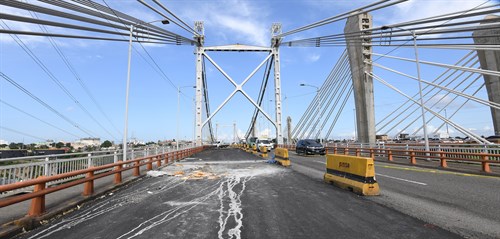 Obras Públicas informa cierre del puente Duarte en horas nocturnas a partir del viernes y hasta el domingo para conclusión de trabajos